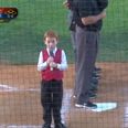 WATCH: Kid Battles Hiccups Through National Anthem And Our Ovaries Are About To Explode