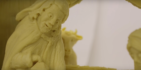 A British Woman Has Made The Entire Nativity Out of Cheese