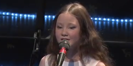 WATCH: Ten-Year-Old Girl’s Rendition Of Walking In The Air Will Give You Chills