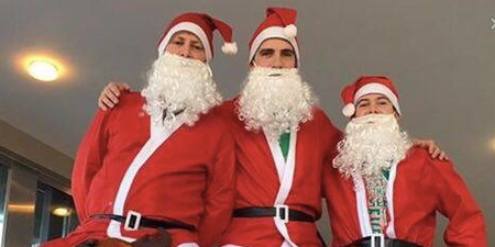 This Irish Trio Took Christmas Jumpers To A Whole New Level