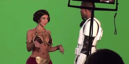 VIDEO: Where It All Began… Kanye And Kim On Set Of Star Wars Parody In 2008