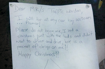 Forget To Pay Parking Tickets? This Is How To Win Over A Traffic Warden