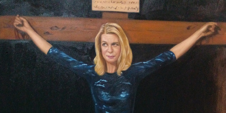 PICTURE: Katie Hopkins Has Been Crucified In A Painting
