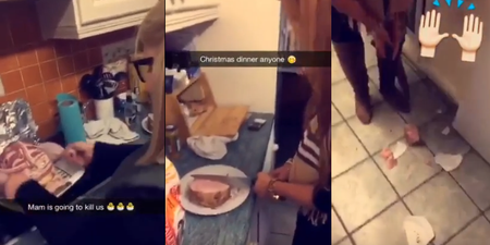 WATCH: One Irish Mammy Is About To Be Raging When She Sees What Happened To Her Christmas Turkey