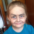PICS: 3-Year-Old Transforms Into Old Lady With Simple Make Up