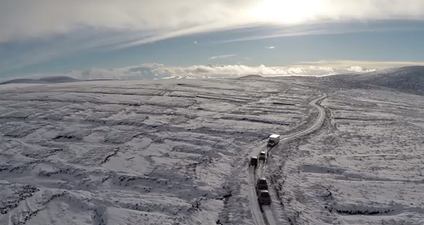 VIDEO: The Majestic Wicklow Mountains Were Covered In Snow Today