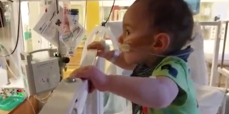 WATCH: Toddler’s Reaction to A Special Hospital Visit Will Melt Your Heart