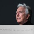 PIC: Alan Rickman’s Advice To His Sixteen-Year-Old Self Is Brilliant