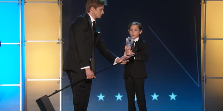 Jacob Tremblay From Room Won a Critics Choice Award Last Night and Delivered the Cutest Speech