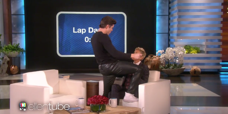 WATCH: Zac Efron Gives Ellen A Lap Dance In Game Of ‘Heads Up’