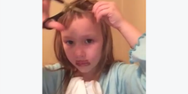 WATCH: The Tear-Inducing Moment Five-Year-Old Hacks Her Hair Off In “Beauty Tutorial”