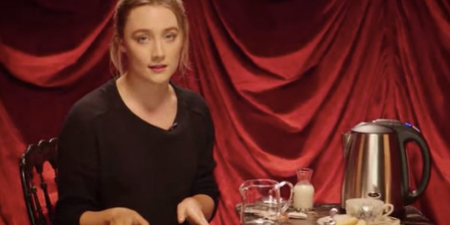 VIDEO: Saoirse Ronan Tells Vanity Fair How To Make The Perfect Cup Of Tea