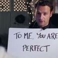 This tweet suggests a Love Actually moment is about to happen in real life