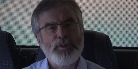 WATCH: Gerry Adams Slams RTÉ For Refusing To Broadcast This Sinn Féin Footage