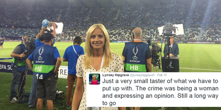 Female Sports Presenter Shows ‘Taster’ Of Digital Abuse Received After Tweeting Football Opinion