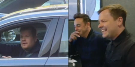 VIDEO: Ant & Dec Prank James Corden And He Can’t Cope At All