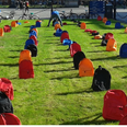 PICS: Empty Backpacks Represent Students’ Lives Lost To Suicide In Powerful Campaign At Trinity