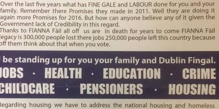 PIC: This Candidate Just Got Our No.1 For The Most Grammatical Errors On Their Pamphlet