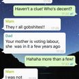 Irish Family WhatsApp Group – The Election