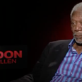 WATCH: Morgan Freeman Caught Awkwardly “Ogling” Reporter on Camera