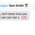 EXCLUSIVE: Here’s What Sam Smith Was Texting Tom Daley…