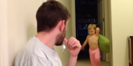 WATCH – Dad Absolutely Annihilates His Daughter In A Rapid-Fire Pillowfight