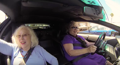 WATCH: Two Grannies Taking A Lamborghini For A Test Drive Is Gas