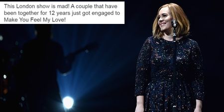 WATCH: Adele Gets Emotional At London Gig After “Beautiful” Audience Proposal