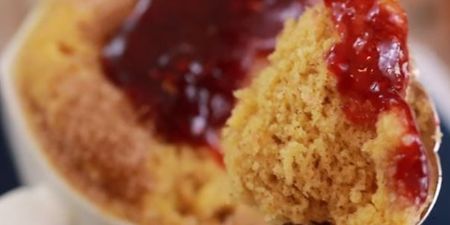 WATCH: This Jam Doughnut In A Mug Is About To Make Your Monday