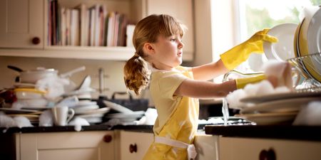 This mother has quite an unusual way of making her kids do their chores