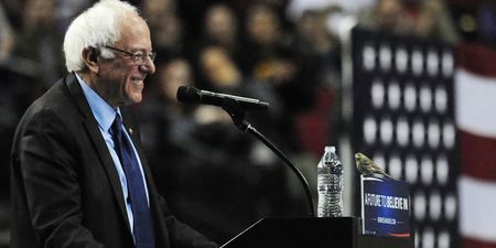 VIDEO – The Crowd Going Wild For A Tiny Bird At A Bernie Sanders Rally Is ADORABLE