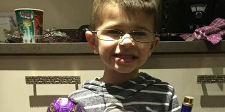PIC – A Boy In The UK Got A Free Pair Of Glasses With His Easter Egg
