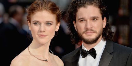 PIC: Kit Harington And On-Screen Love Rose Leslie Confirm They Are Dating