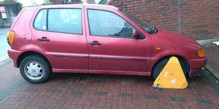 PICS: This person had a pretty clever response to getting clamped