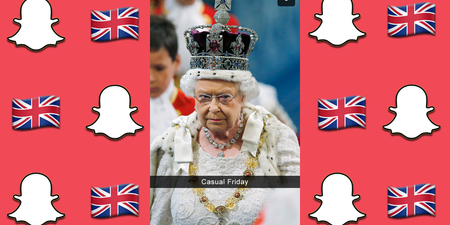 If the Queen had Snapchat…