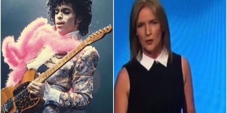 There was a lovely tribute made to Prince on the RTÉ weather forecast