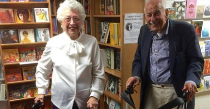 Two 90- year-olds went on a blind date in a book shop and our hearts just exploded