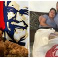 This guy drove 870 miles and spent £300 to get KFC as an anniversary gift for his wife