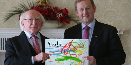 Show and tell with Michael and Enda