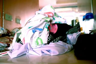 Someone has invented a laundry-folding machine and we want one now