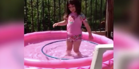 WATCH: This little girl trying to hula-hoop is our spirit animal
