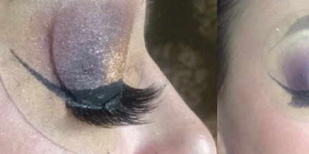 PICS: MUA tries to hide sister’s eyepatch… the result is STUNREAL