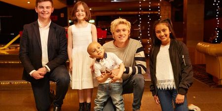 Niall Horan made some young cancer patients day in bowling alley visit