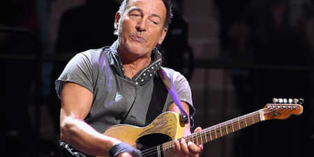 There was one person left unimpressed about Bono and Bruce Springsteen performing together