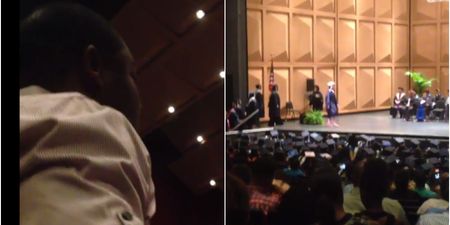 WATCH – This man’s reaction to his wife getting her Master’s degree is too adorable
