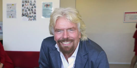 PICS: Richard Branson catches employee sleeping on the job and his reaction is glorious