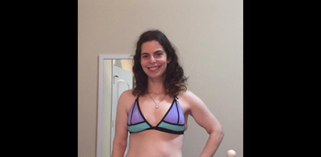 Woman explains why she waited until she was 21 to share her first bikini photo