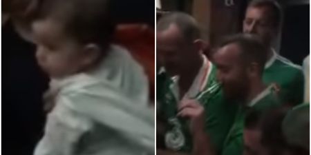 WATCH: Irish fans serenade a French baby on a train