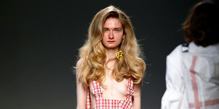 An unusual trend on Milan catwalks celebrates acne and body positivity 