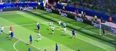 This is the moment Robbie Brady got one up on France
